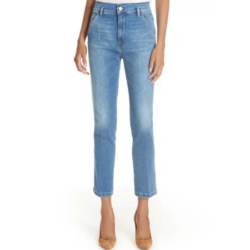 Frame Le Slender Straight Leg Jeans In Ashton